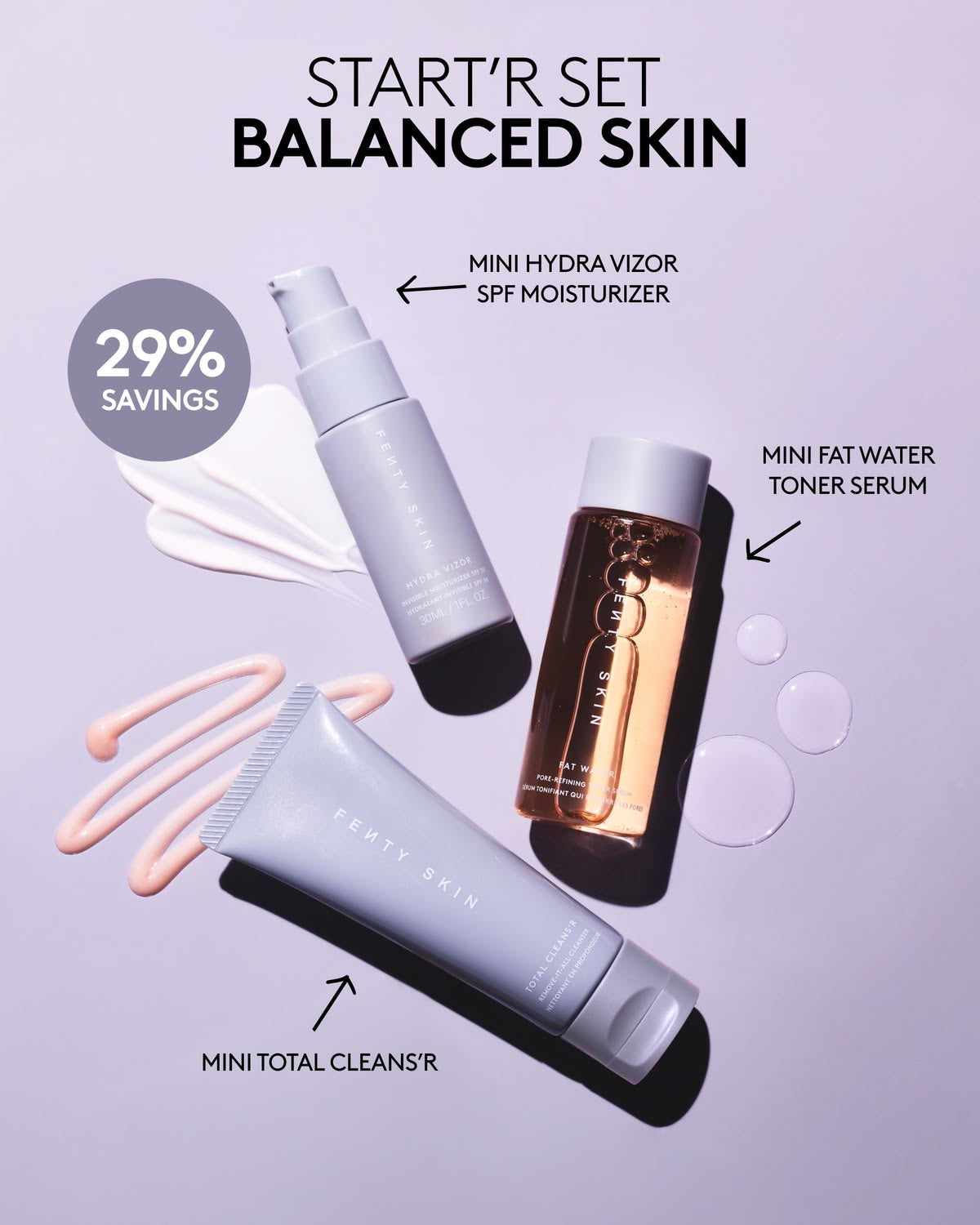 Fenty Skin Start'r Set For Balanced Skin