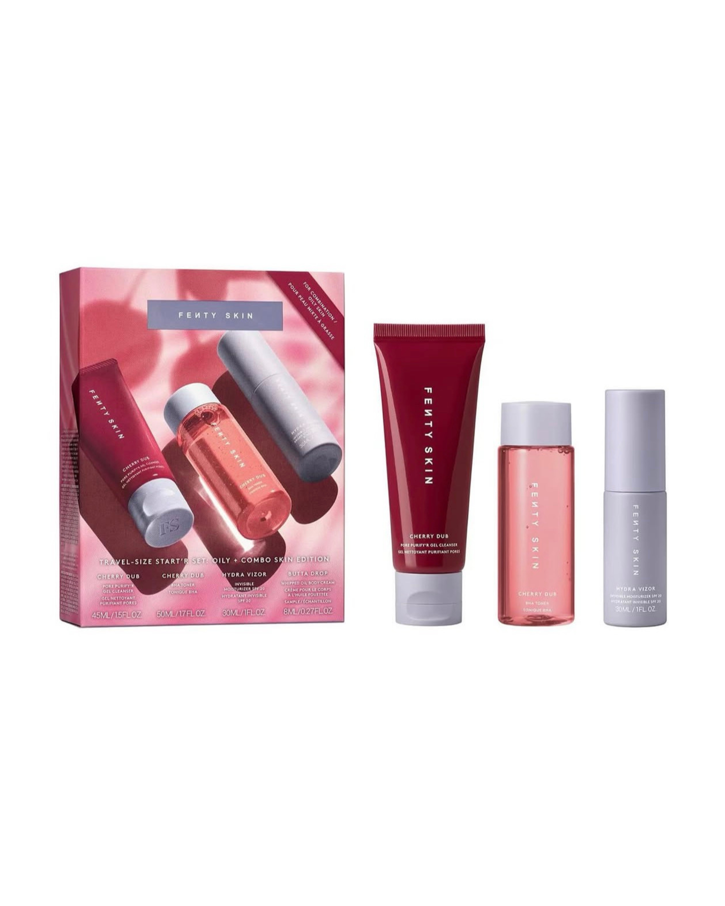 Fenty Skin Total Cherry Start'r Set For Combo + Oily Skin