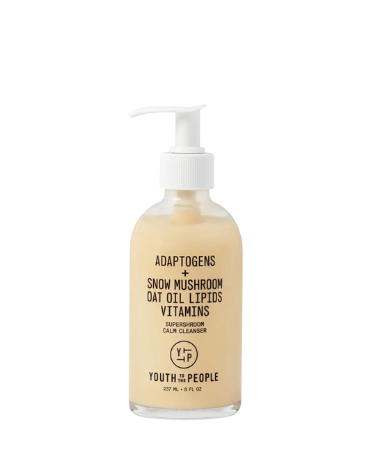 Youth To The People Adaptogen + Snow Mushroom + Oat Oil Lipids + Vitamins Supershroom Calm Cleanser