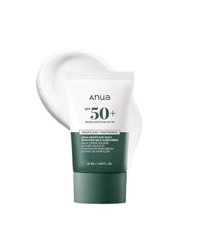 Anua Heartleaf Silky Moisture Mild Sunscreen