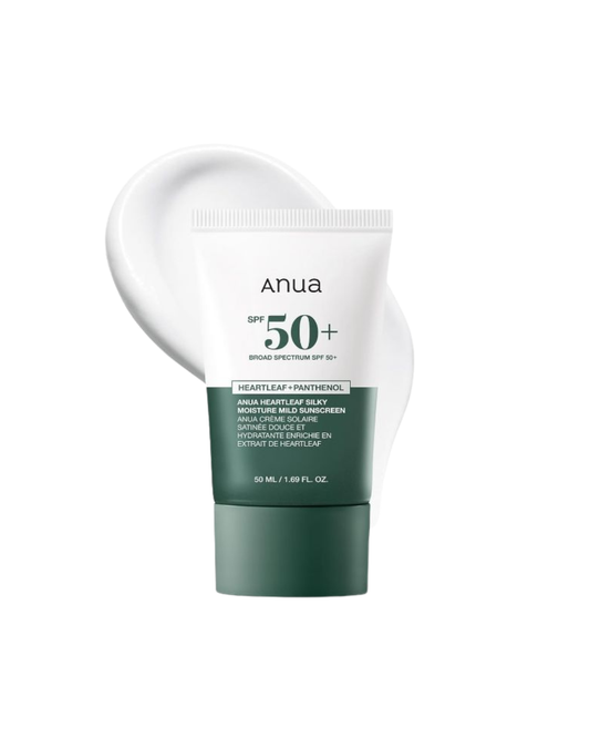 Anua Heartleaf Silky Moisture Mild Sunscreen