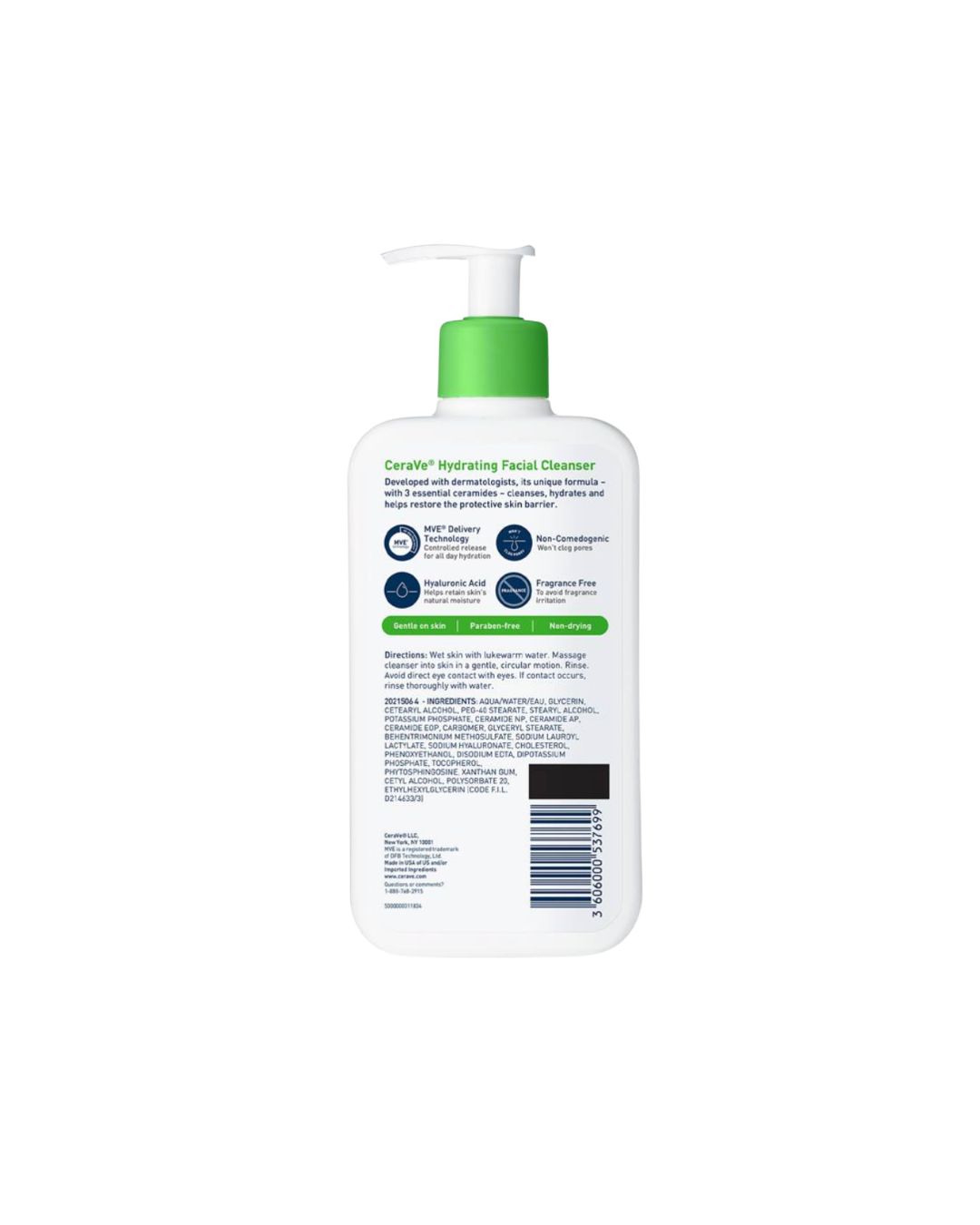 Cerave Hydrating Facial Cleanser (473ml)