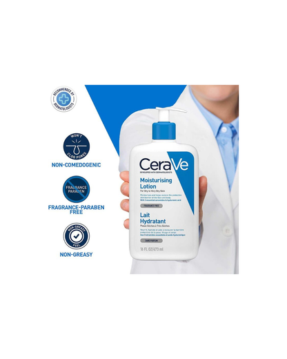 Cerave Daily Moisturizing Lotion-Dry to Very Dry Skin (236ml)