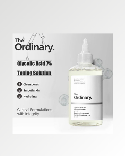 The Ordinary Glycolic Acid 7% Exfoliating Toner (240ml)