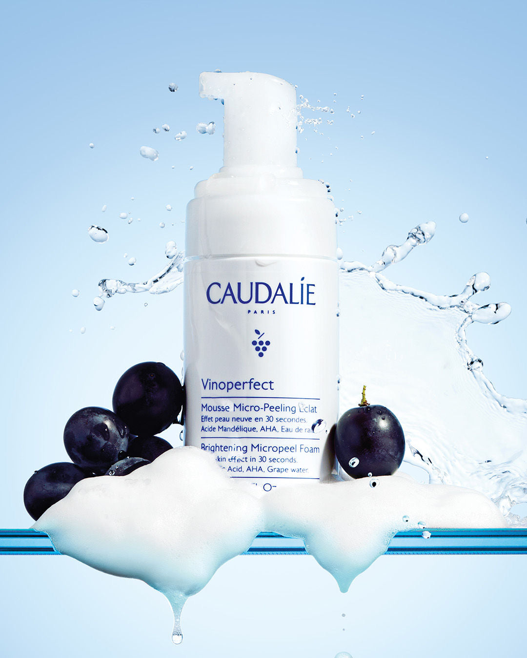 Caudalíe Vinoperfect Brightening AHA Micropeel Foam 100ml