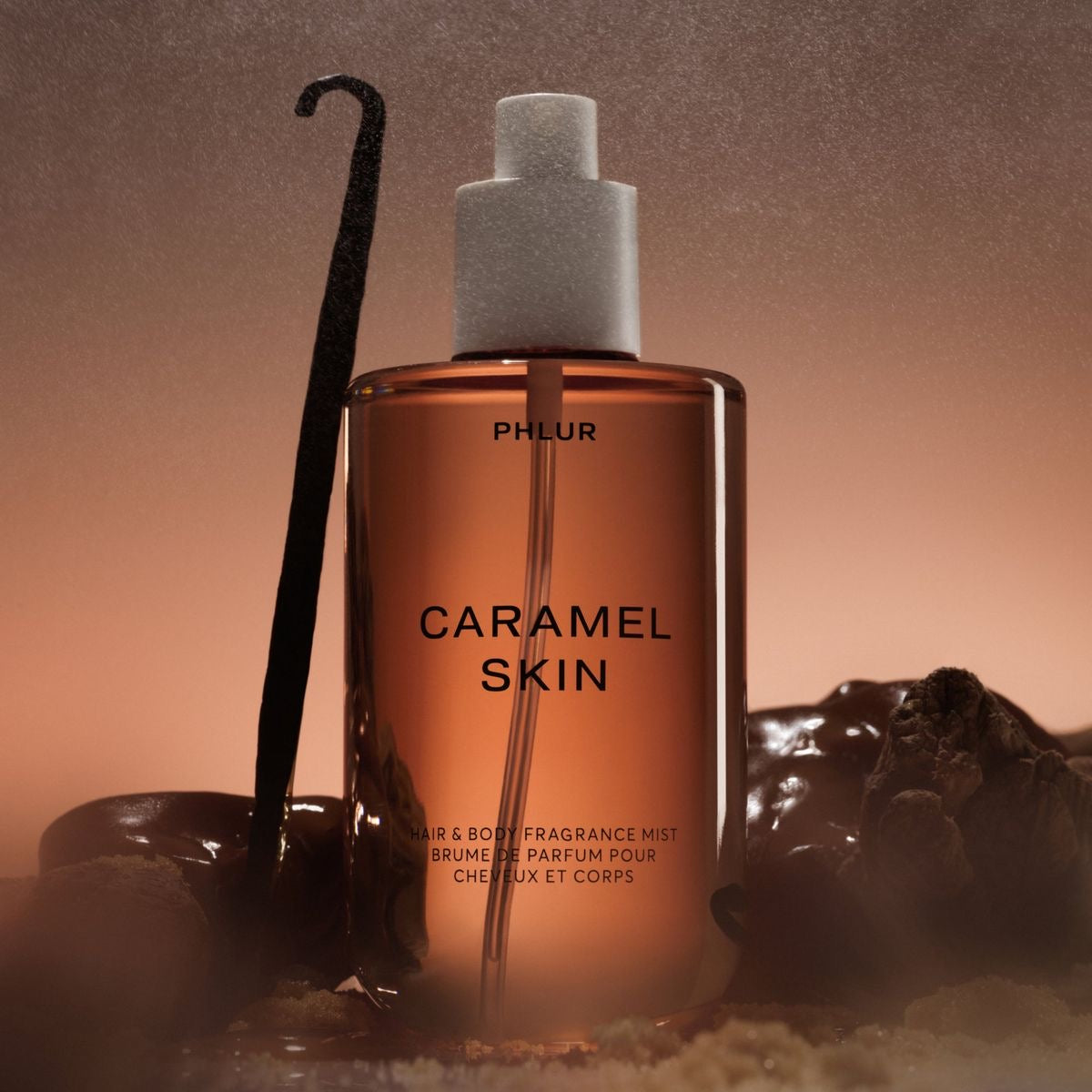 Phlur Caramel Skin Hair & Body Fragrance Mist (240ml)