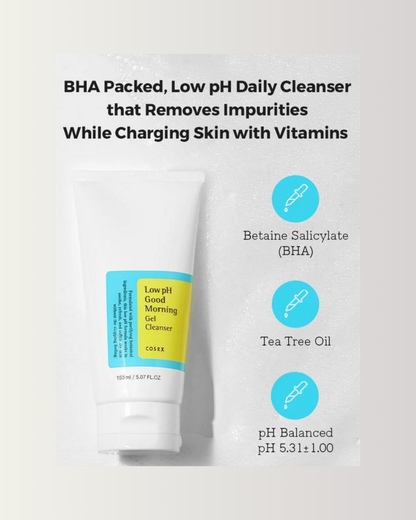 COSRX Low pH Good Morning Gel Cleanser