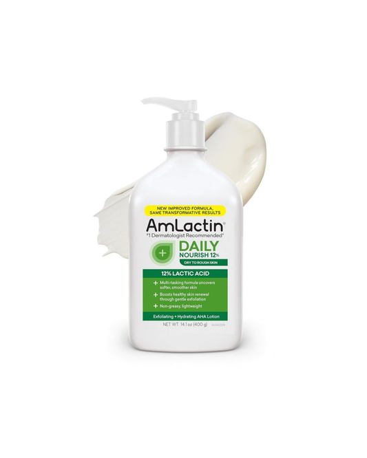 Amlactin Daily Nourish Lotion with 12% Lactic Acid AHA (576g)